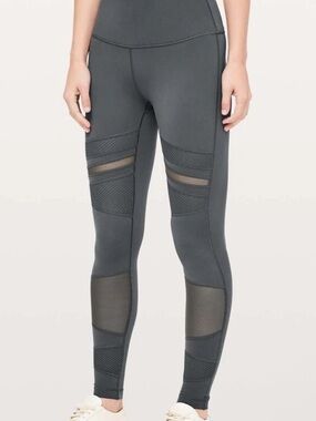 Lululemon Wunder Under High-Rise Tight Mix & Mesh - Size 6